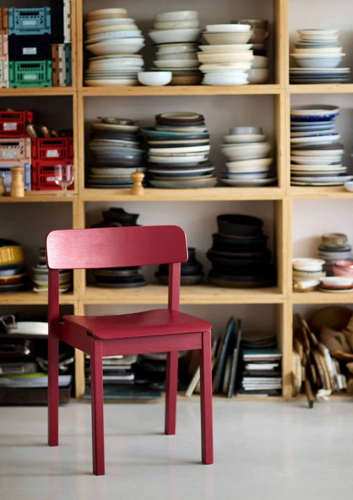 Everyday Chair καρέκλα, Purple red MOEBE
