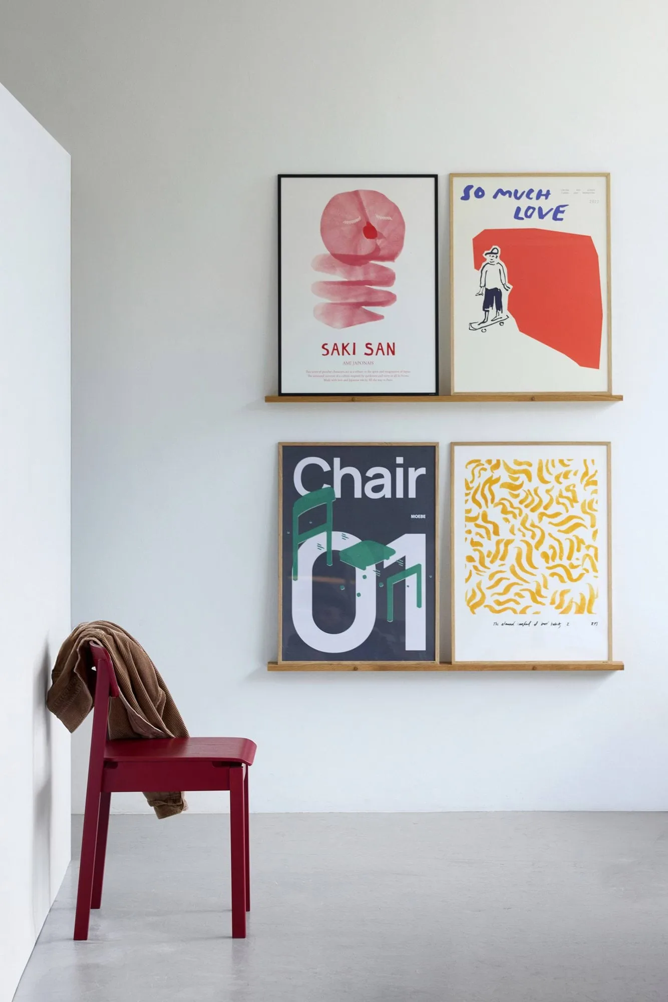 Everyday Chair καρέκλα, Purple red MOEBE