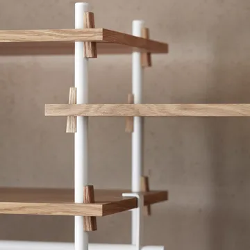 Moebe πόδι επίπλου 115 cm Συσκευασία 2 τεμαχίων - Λευκό - MOEBE