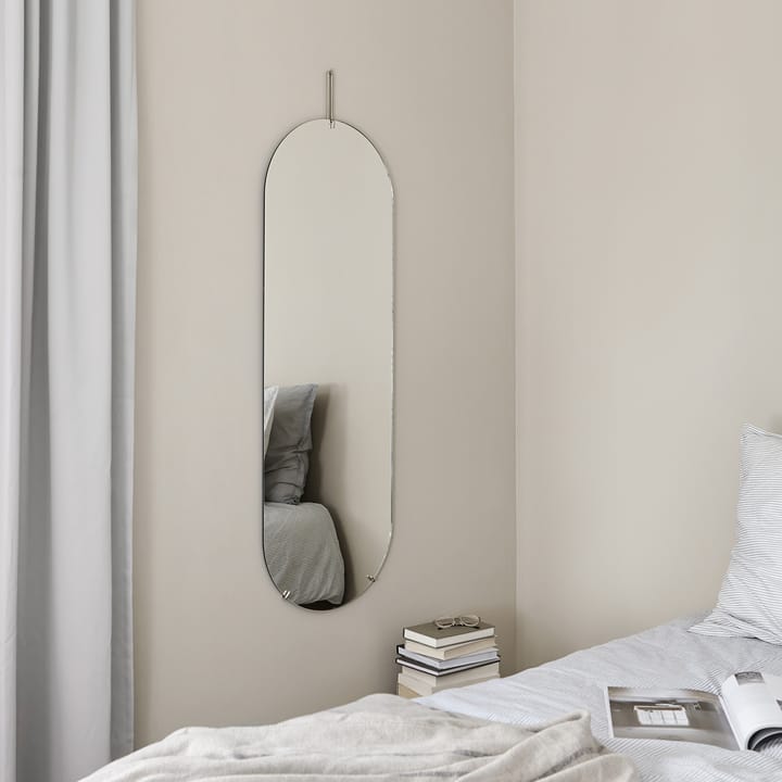 Moebe καθρέφτης τοίχου 133 cm, Stainless steel MOEBE