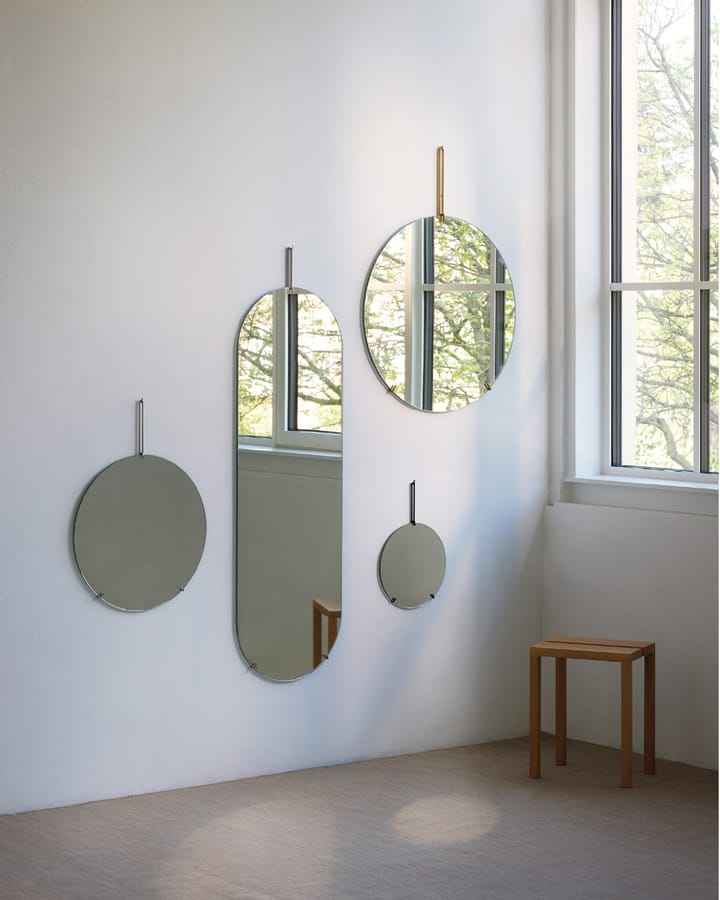 Moebe καθρέφτης τοίχου 133 cm, Stainless steel MOEBE