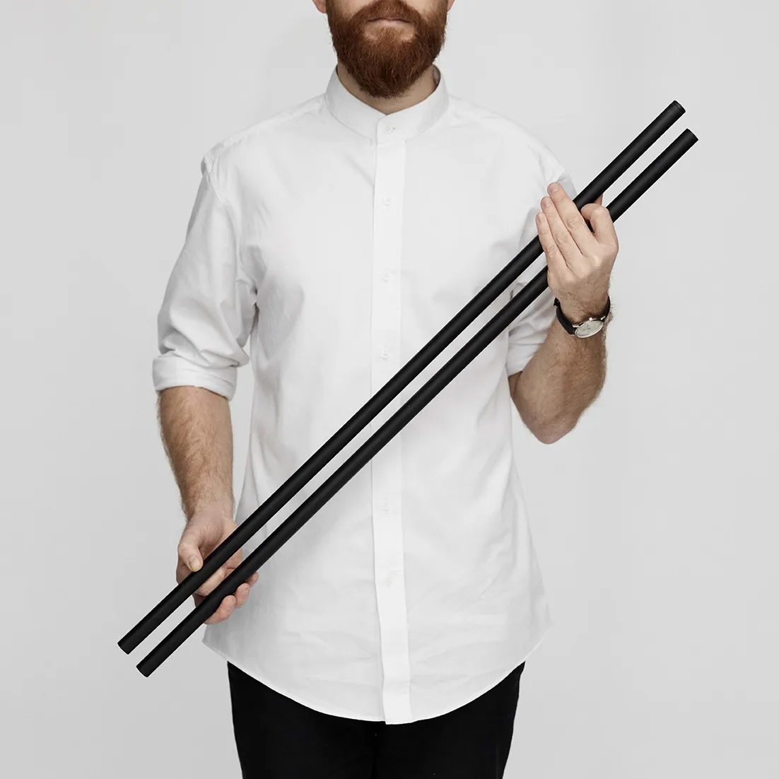 Moebe πόδια ραφιού 85 cm Συσκευασία 2 τεμαχίων, Μαύρο MOEBE