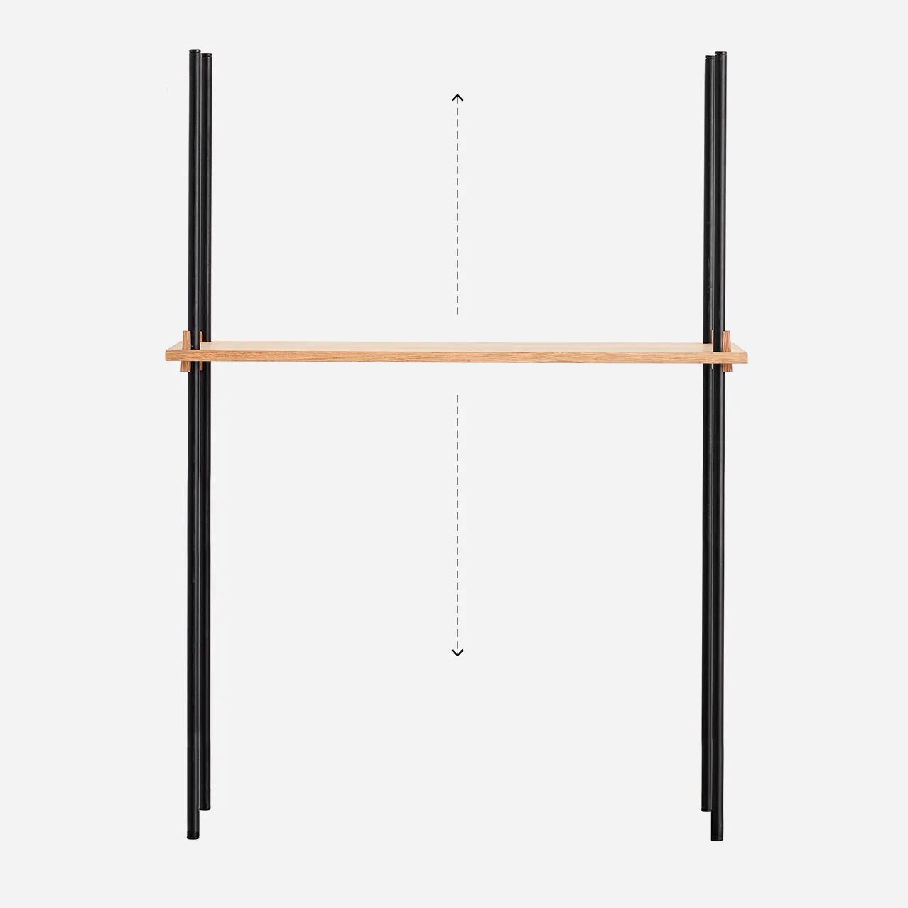 Moebe σετ ραφιών 85 cm, Δρυς MOEBE