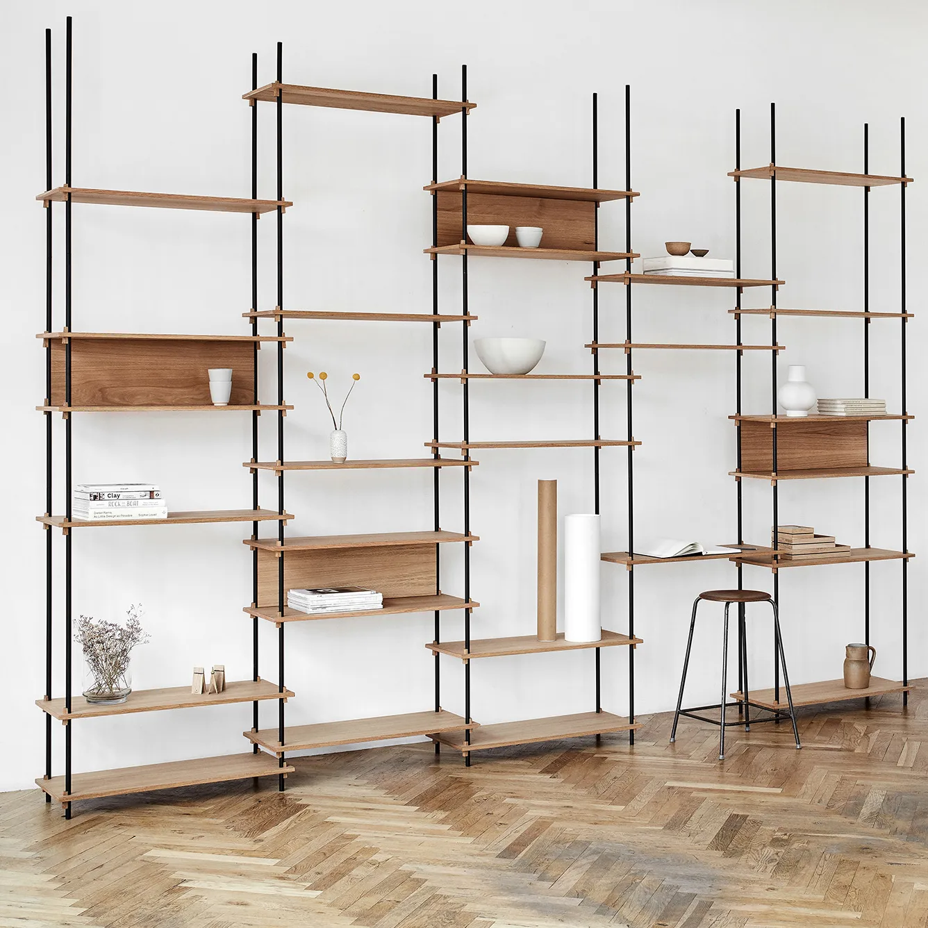 Moebe σετ ραφιών 85 cm, Δρυς MOEBE