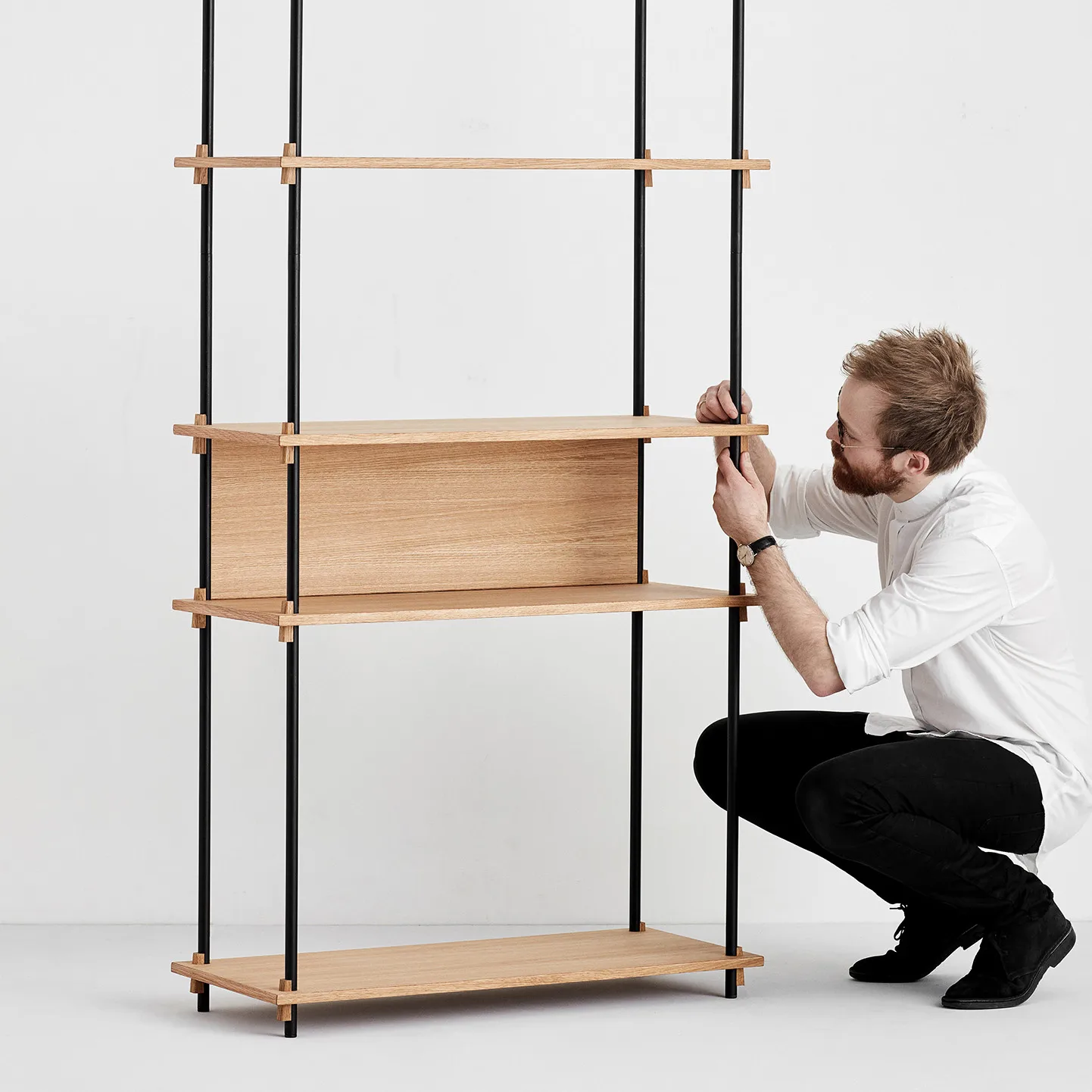 Moebe ράφι 85 cm, Δρυς MOEBE