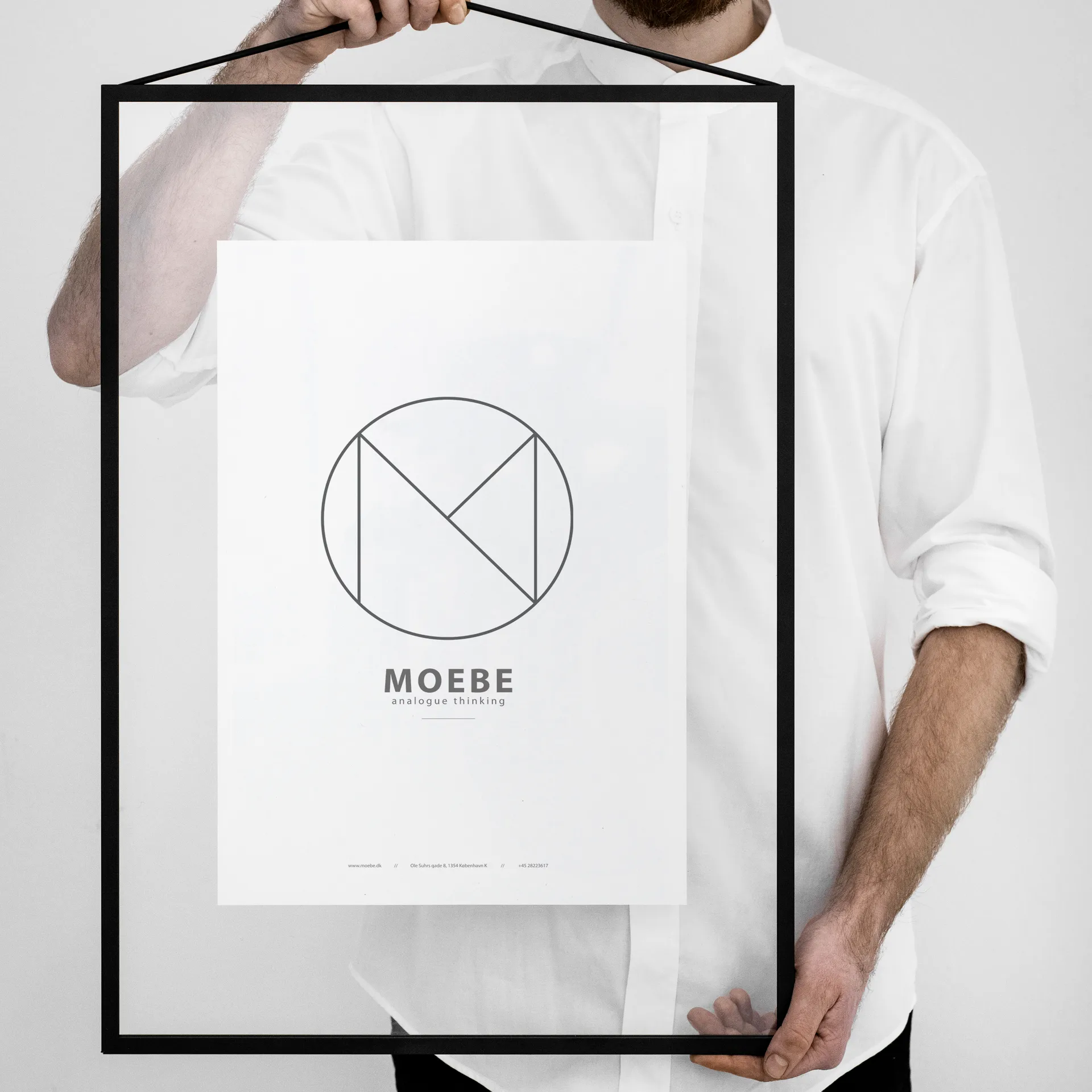 Moebe κορνίζα A2, Μαύρο MOEBE