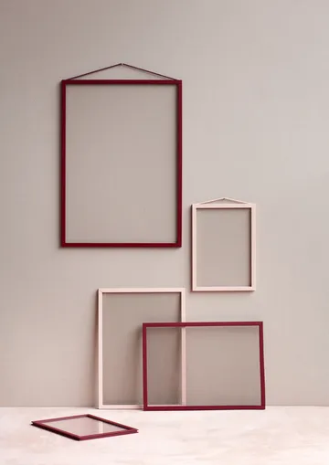 Κορνίζα Moebe A4 22,6x31,3 cm - Transparent. Red - MOEBE