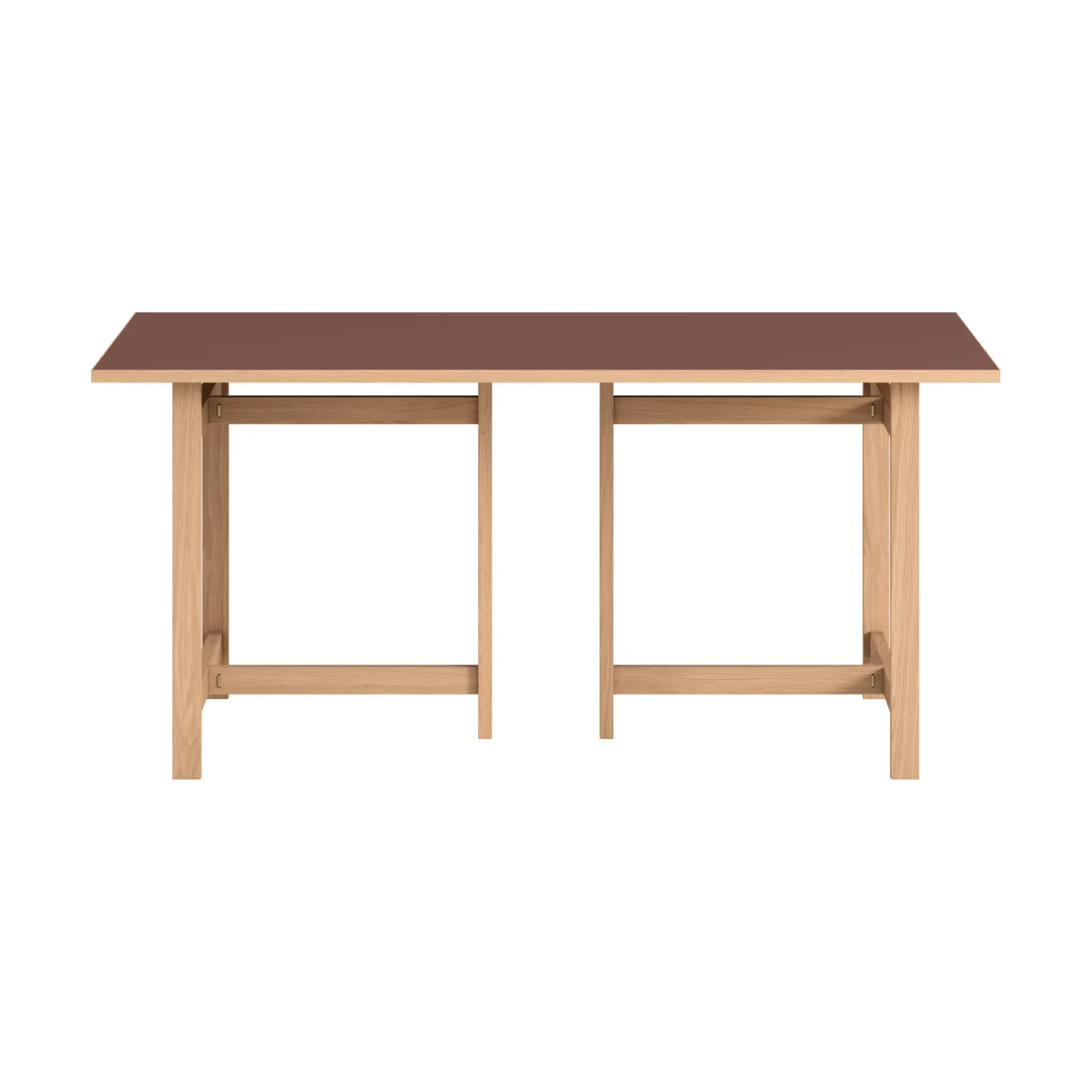 Moebe ορθογώνια τραπεζαρία, Burgundy, 160x90 cm MOEBE