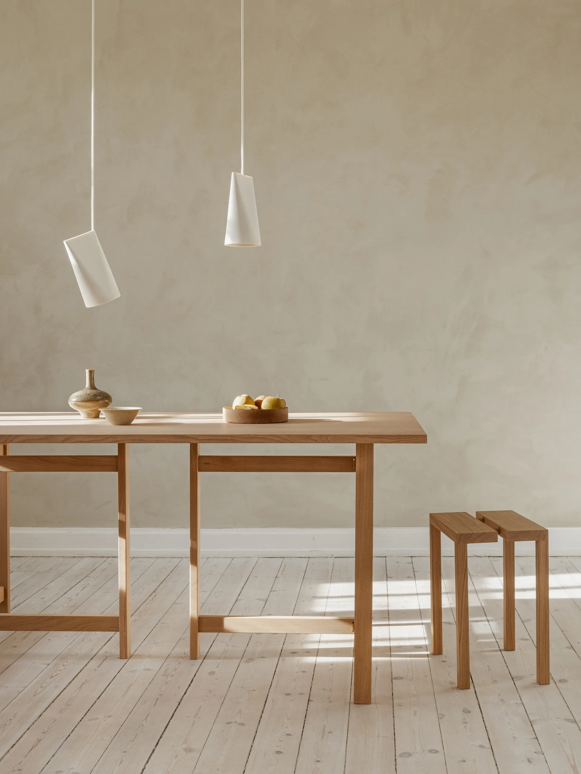 Moebe ορθογώνια τραπεζαρία, Burgundy, 160x90 cm MOEBE