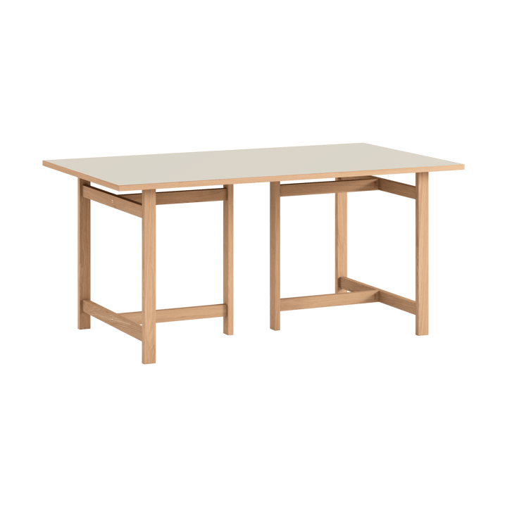 Moebe ορθογώνια τραπεζαρία, Light grey, 160x90 cm MOEBE
