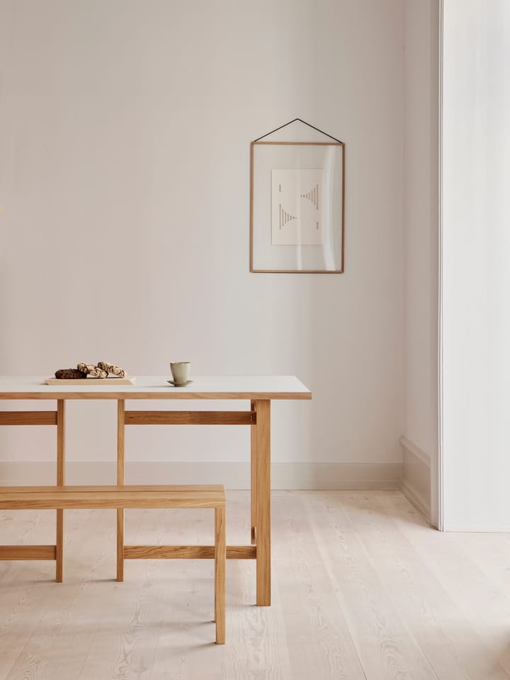 Moebe ορθογώνια τραπεζαρία, Light grey, 160x90 cm MOEBE