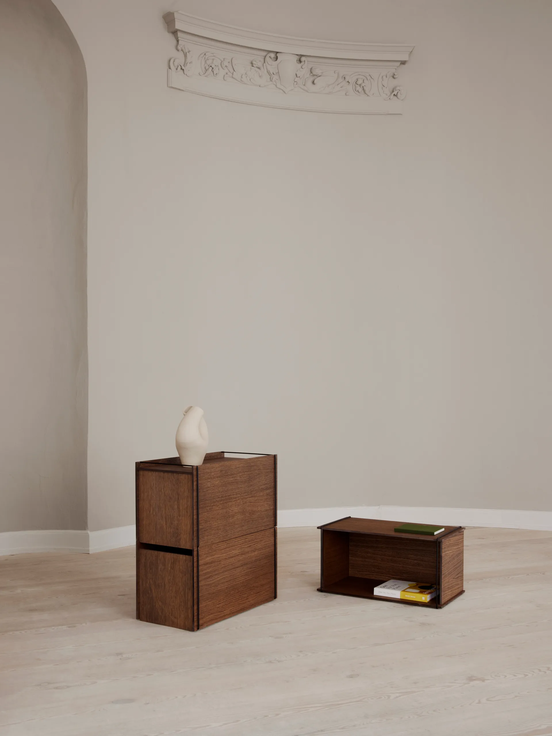 Κουτί αποθήκευσης Moebe, Smoked oak-black MOEBE