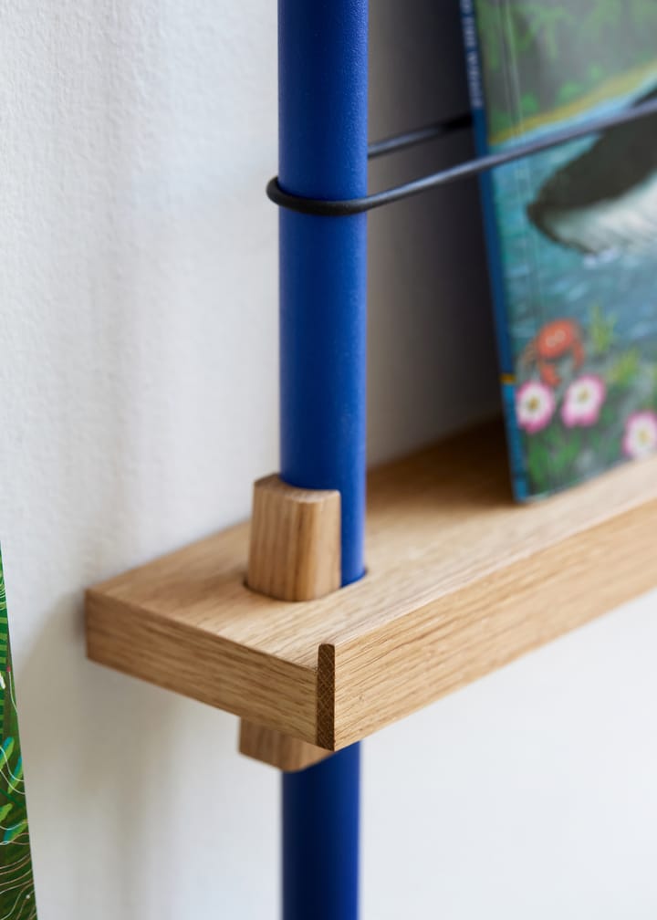 Moebe σταντ περιοδικών, Smoked oak-blue MOEBE