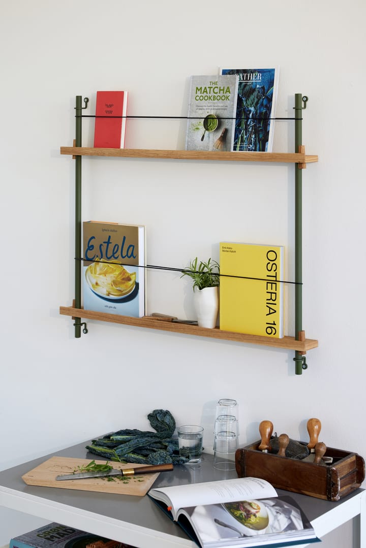 Moebe σταντ περιοδικών, Smoked oak-green MOEBE