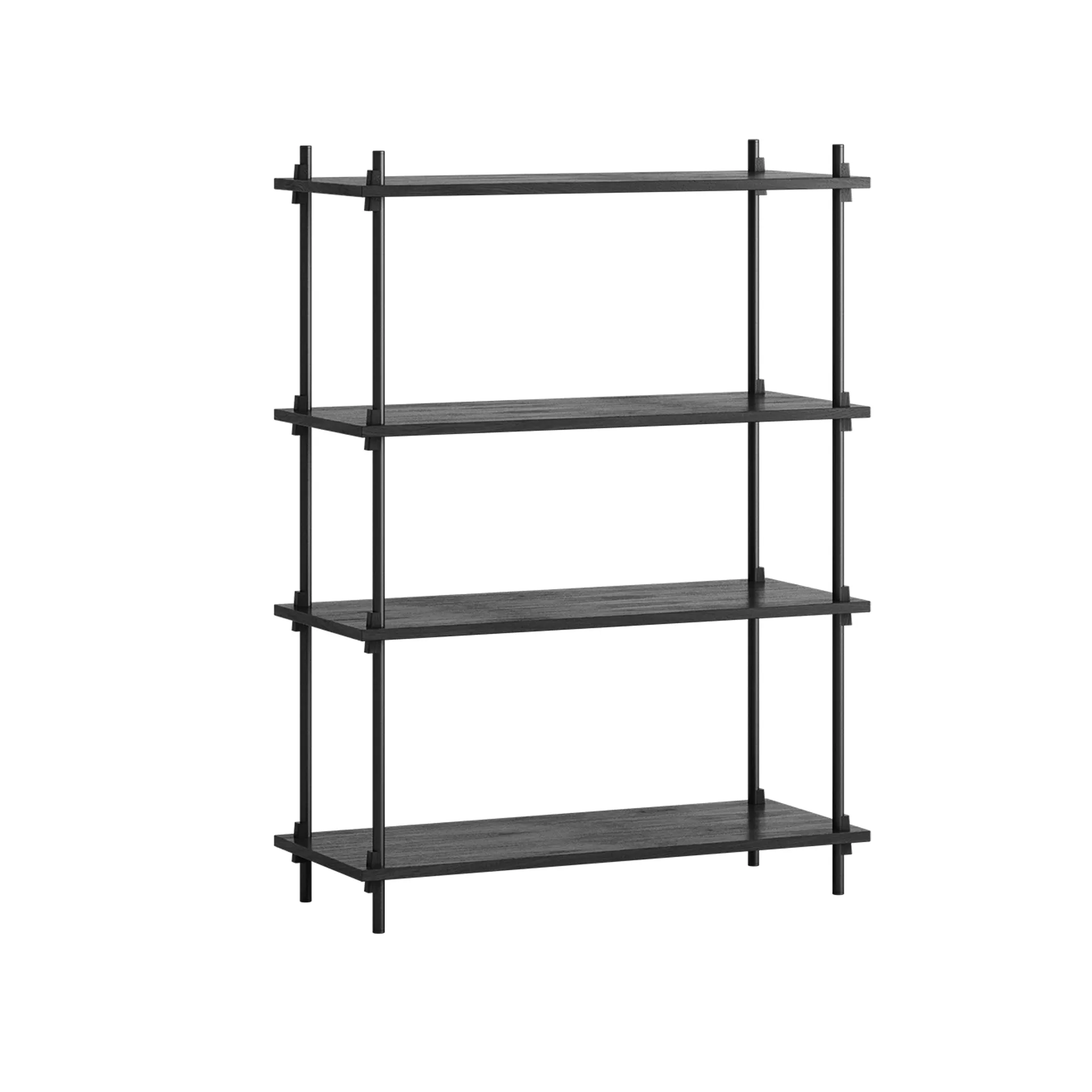 Shelving System classic ράφι, Μαύρο, 86x115x35 εκ., S.115.1.A MOEBE