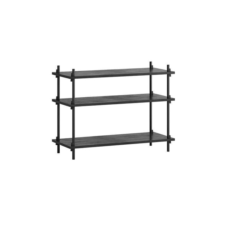 Shelving System classic ράφι - Μαύρο, 86x65x35 εκ., S.65.1.A - MOEBE