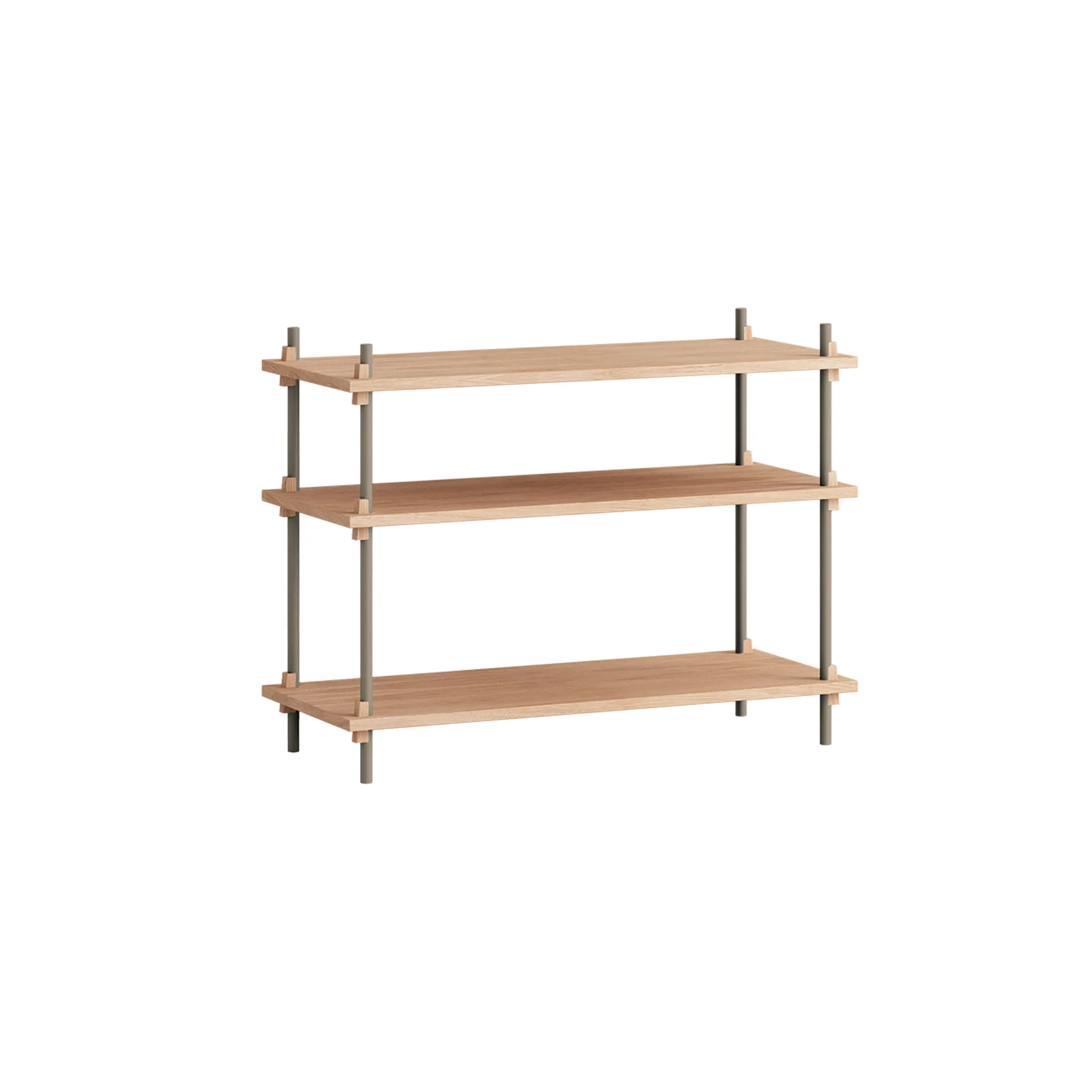 Shelving System classic ράφι, Δρυς-warm grey, 86x65x35 cm, S.65.1.A MOEBE