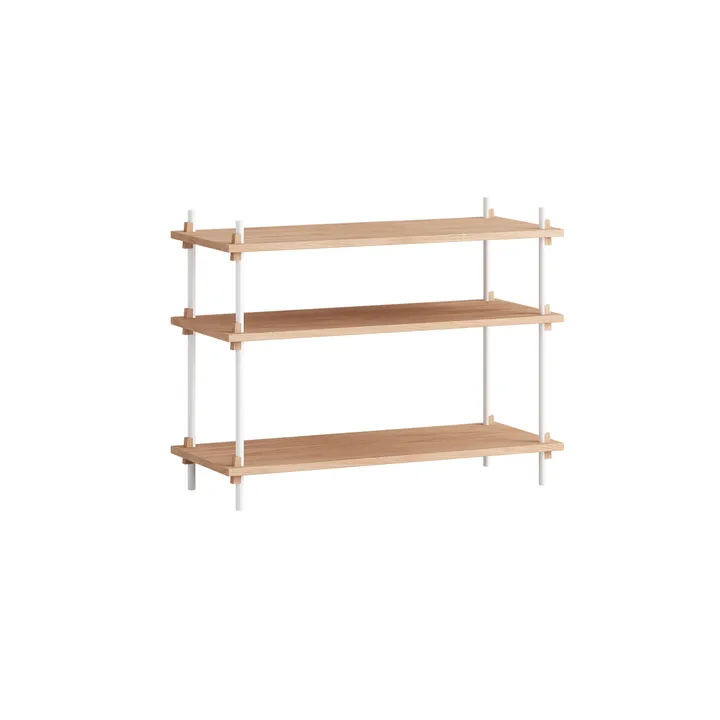 Shelving System classic ράφι - Δρυς-white, 86x65x35 εκ., S.65.1.A - MOEBE