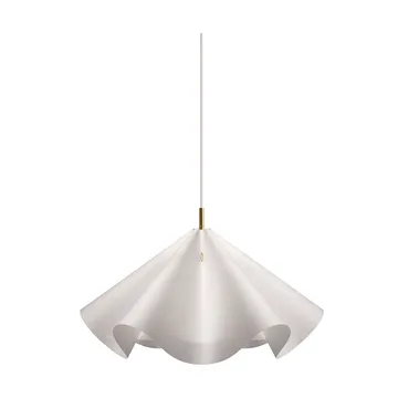 Sinuate κρεμαστό φωτιστικό - White-brass, medium Ø60x30 εκ. - MOEBE