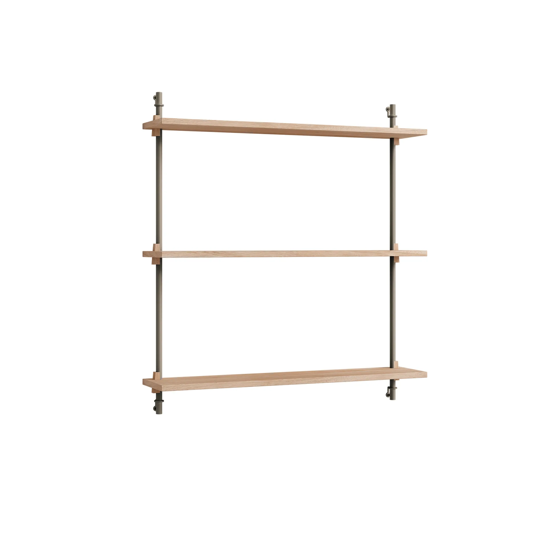 Wall Shelving ραφιέρα τοίχου, Δρυς-warm grey, 92x85x17,5 cm, WS.85.1 MOEBE