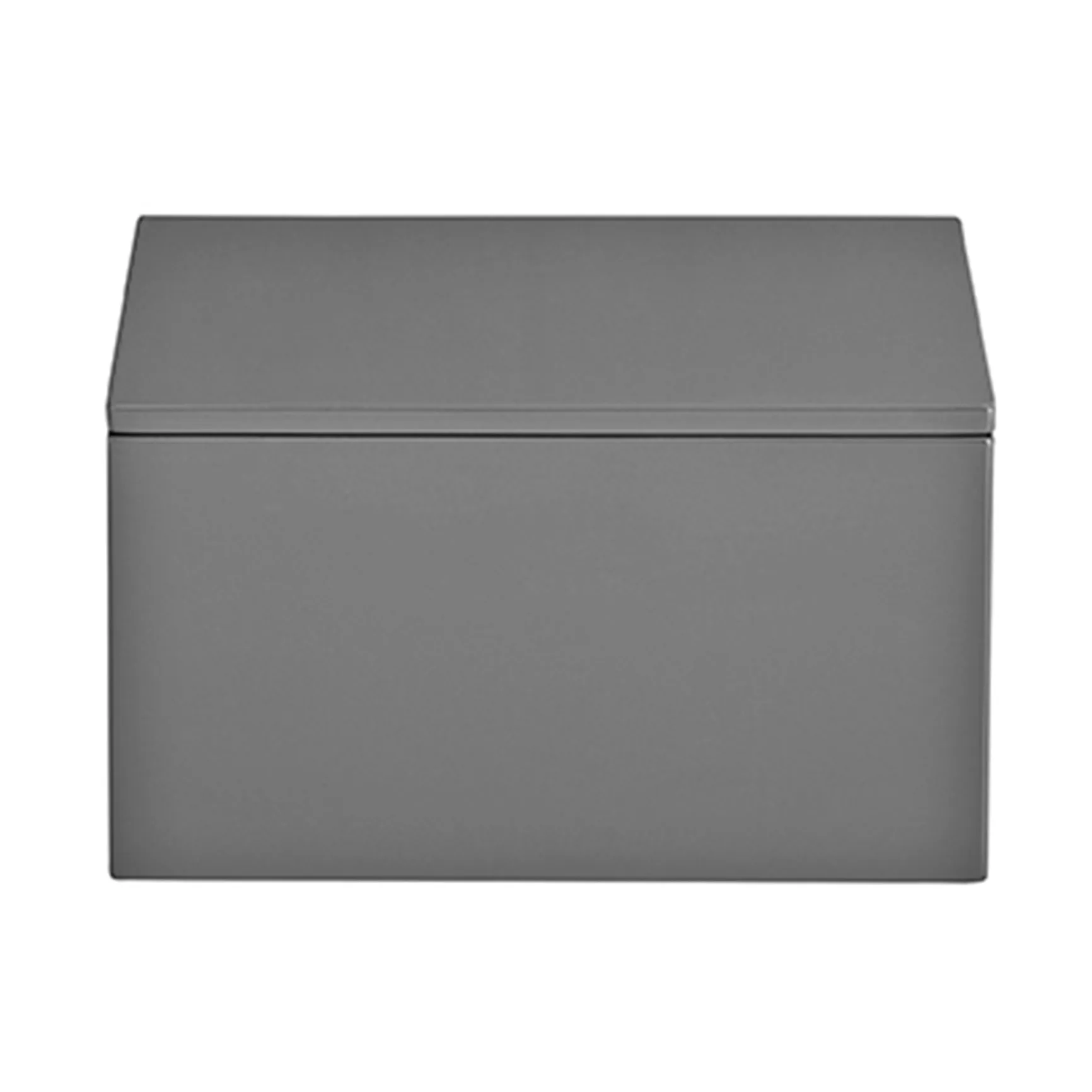 Lux λακαρισμένο κουτί αποθήκευσης 19x19x10,5 εκ., Antracit Mojoo