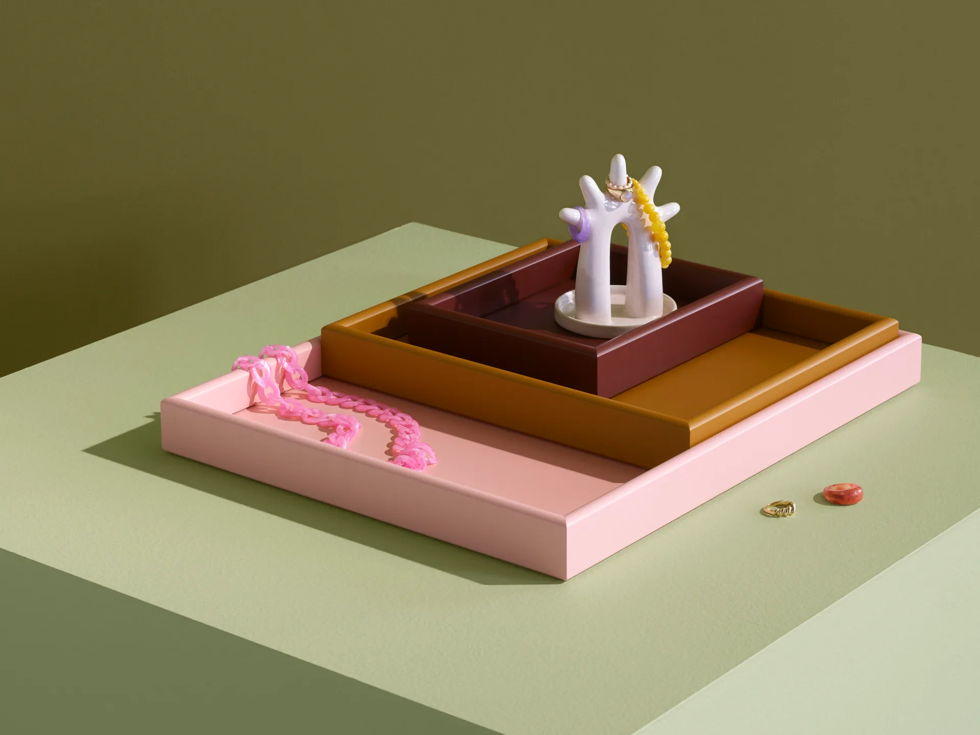 Δίσκος Arrange μεσαίος 27,3x32,6 εκατοστά, Amber Montana