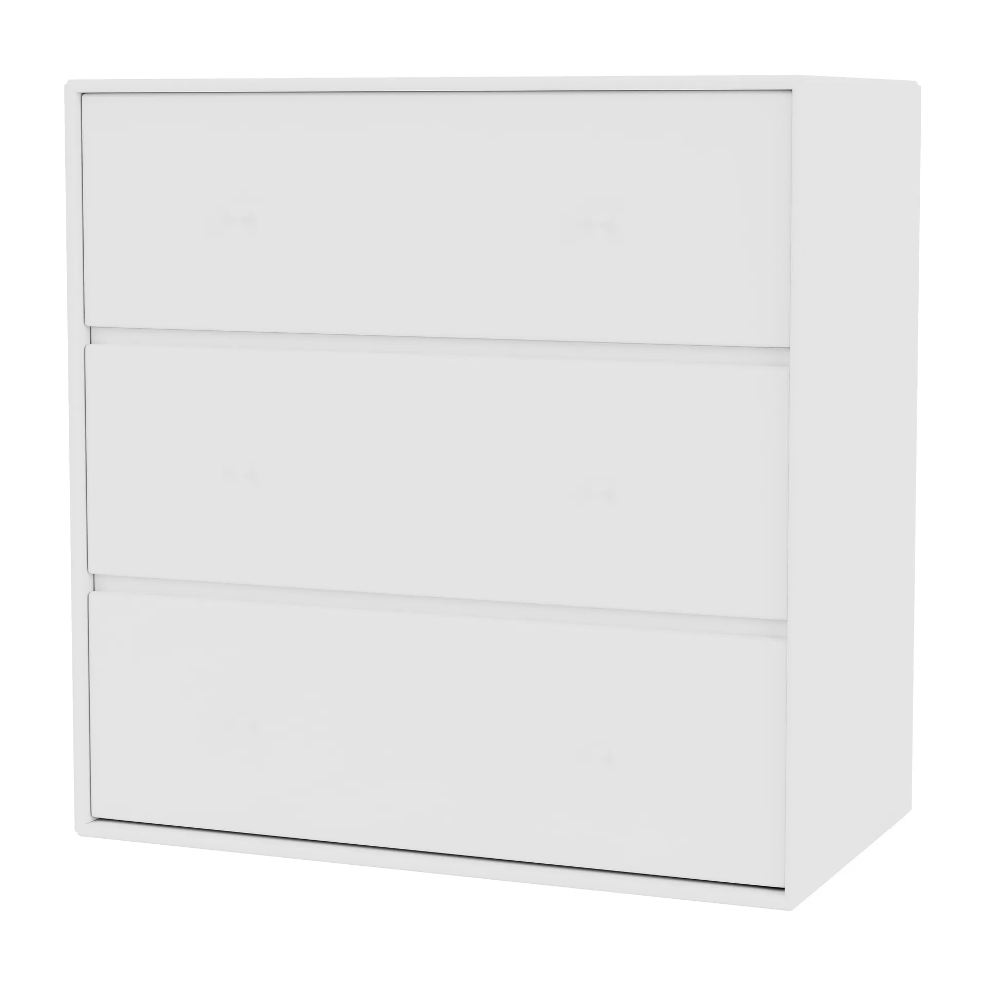 CARRY συρταριέρα, 3 συρτάρια, New white Montana