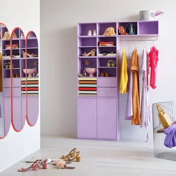 COAT Ράφι για καπέλα με κρεμάστρα για ρούχα - fennel 144, συμπ. upphäng - Montana