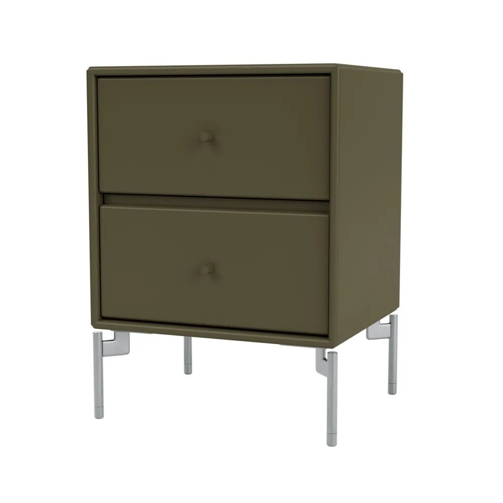 Κομοδίνο Drift, ρίγανη 139, πόδια chrome cm Montana