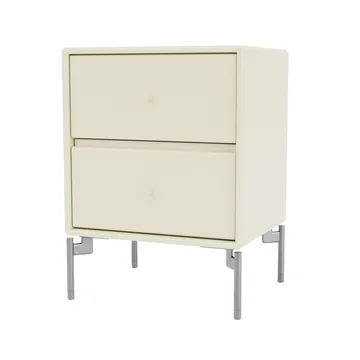 Κομοδίνο Drift - βανίλια 150, πόδια από χρώμιο cm - Montana