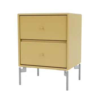 Κομοδίνο Drift - cumin 157, χρωμιο-πόδια cm - Montana