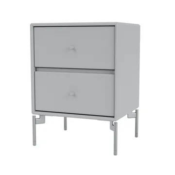 Κομοδίνο Drift - fjord 02, πόδια από χρώμιο cm - Montana