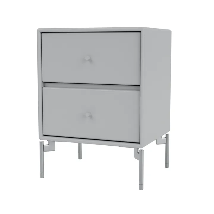 Κομοδίνο Drift - fjord 02, πόδια από χρώμιο cm - Montana