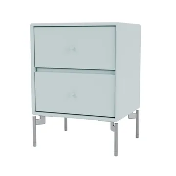 Κομοδίνο Drift - flint 148, πόδια χρωμίου cm - Montana