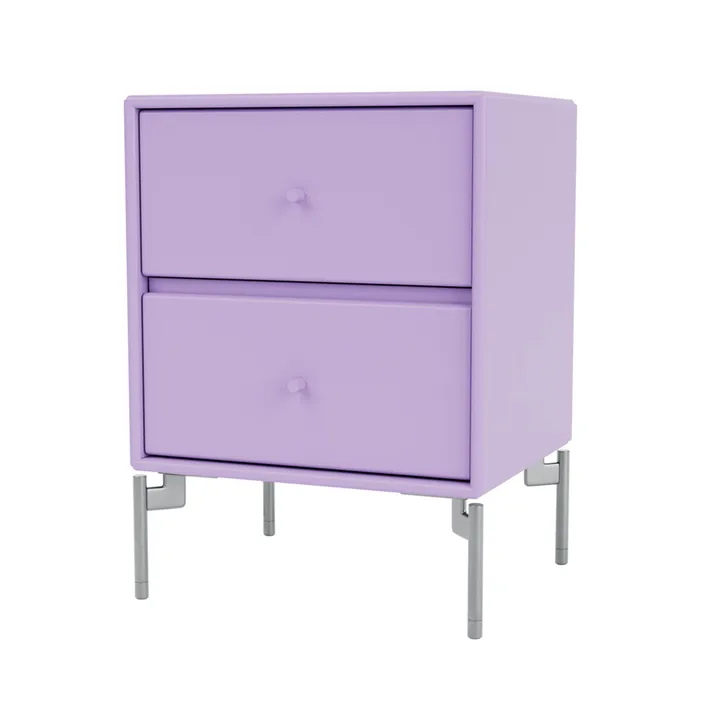 Κομοδίνο Drift - iris 164, χρωμίου πόδια cm - Montana