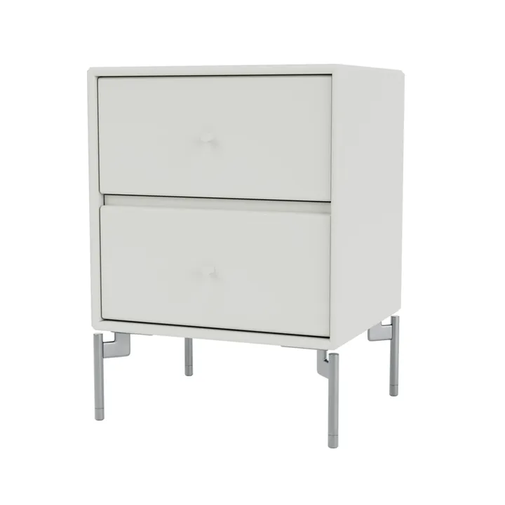 Κομοδίνο Drift - nordic 09, χρωμίου πόδια cm - Montana