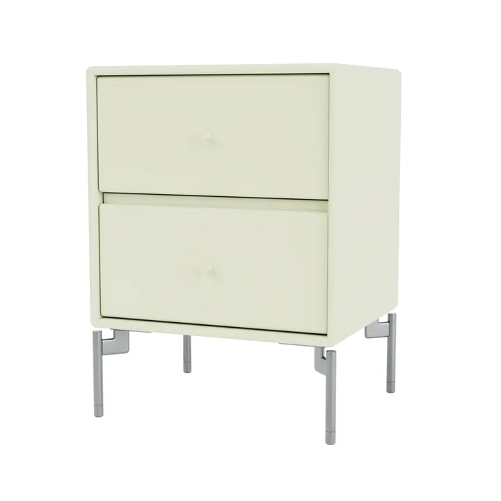 Κομοδίνο Drift - pomelo 140, χρωμιονικελωμένα πόδια cm - Montana