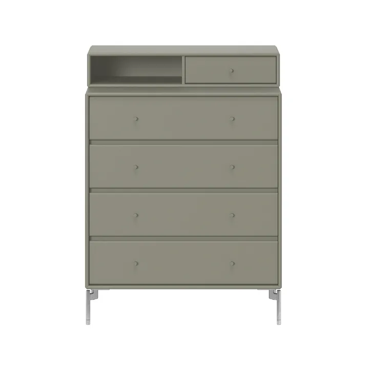 Συρταριέρα Keep - fennel 144, χρωμωτά πόδια - Montana