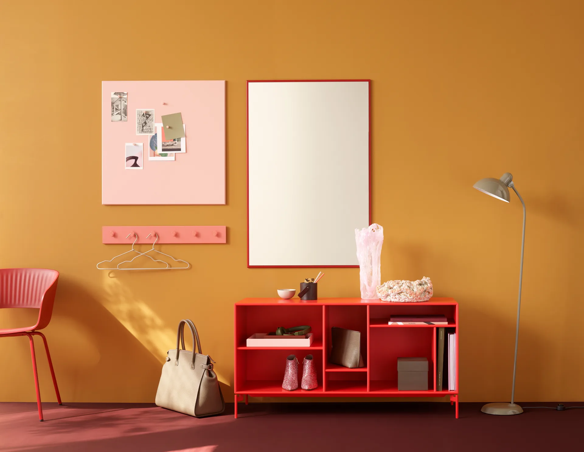 Πίνακας ανακοινώσεων Montana 69,6x69,6 cm, Ruby Montana