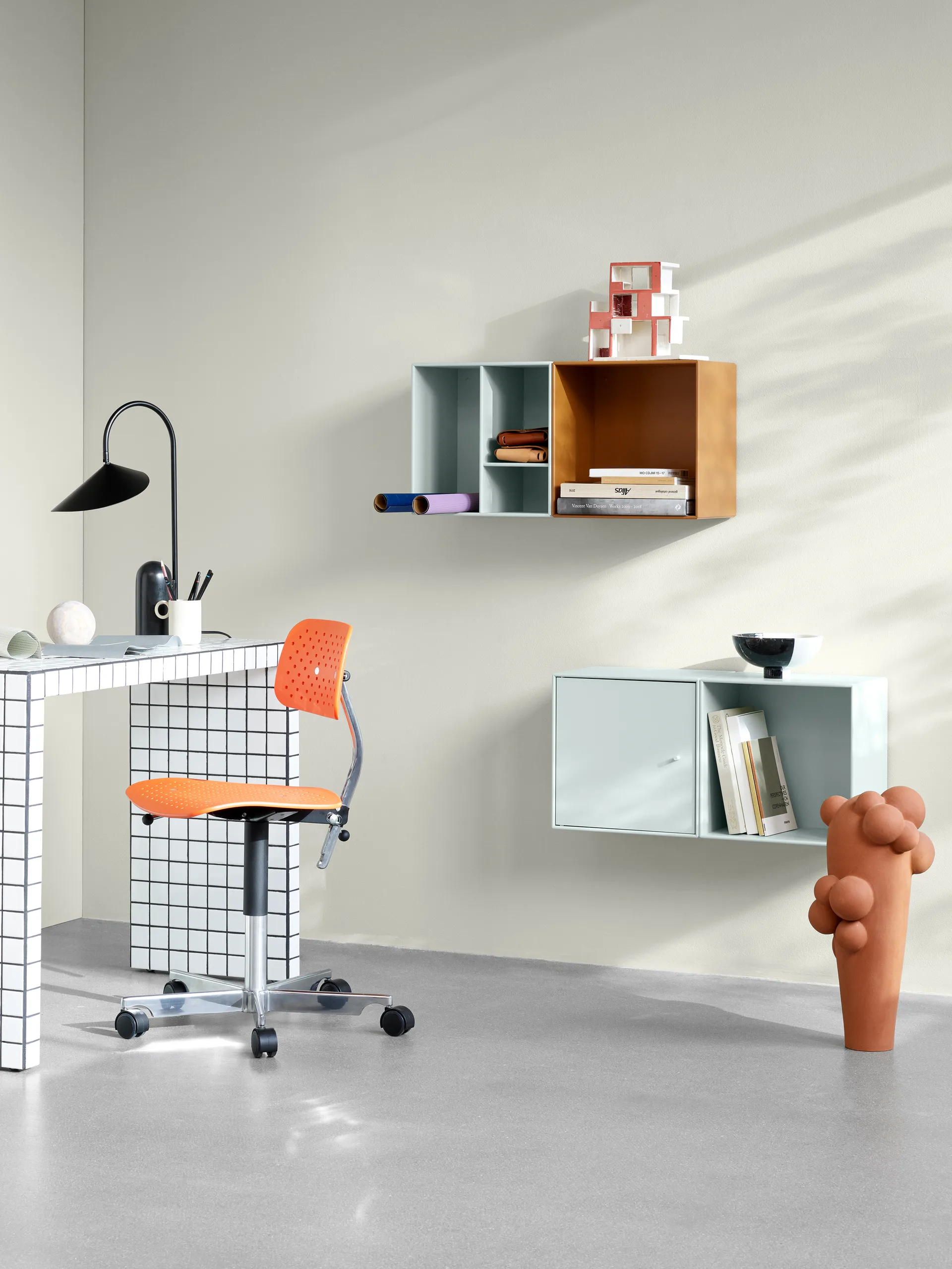 Montana Mini 1002 ράφι 35x35 εκ., Mist Montana