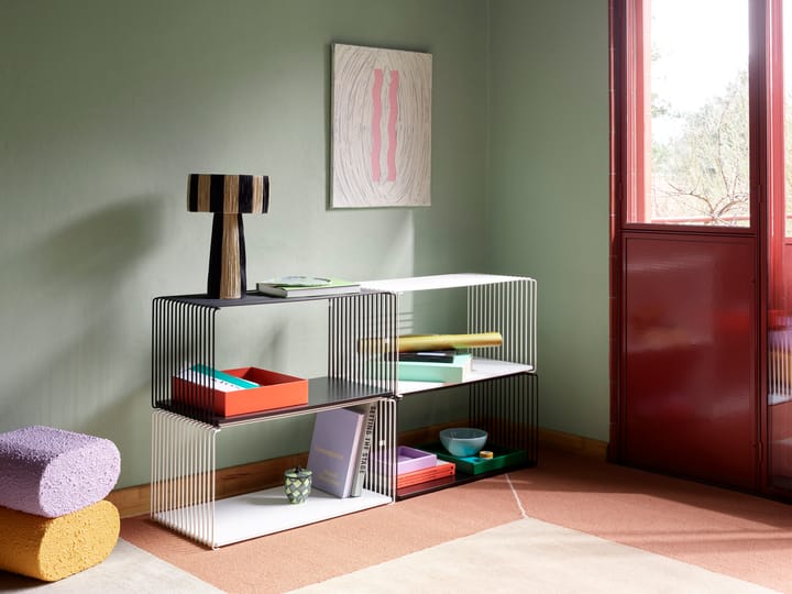 Panton Συρμάτινο επεκτεινόμενο ράφι 70x34,8x34,8 εκ., Μαύρο Montana