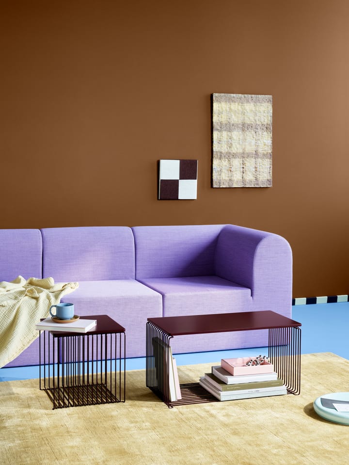 Panton Συρμάτινο Extended ράφι 70x34,8x34,8 εκ., Black red Montana