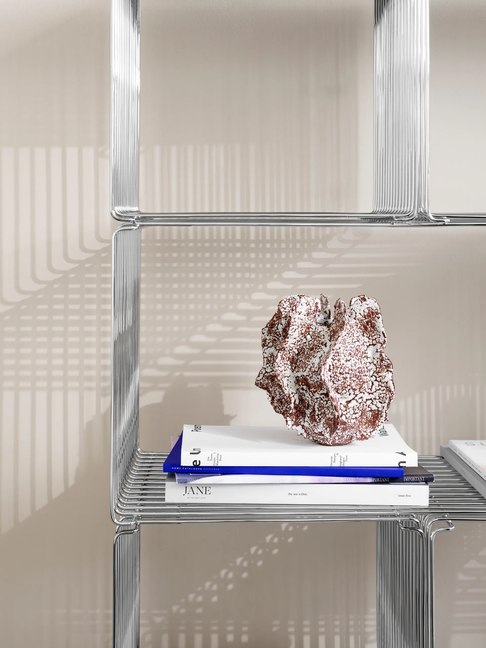 Panton Συρμάτινο Extended ράφι 70x34,8x34,8 εκ., Chrome Montana