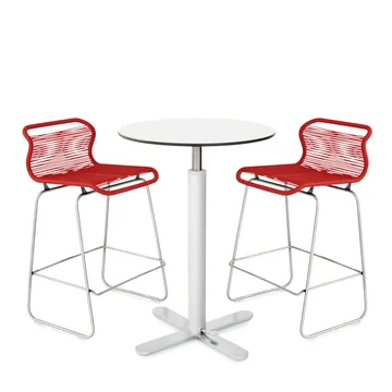 Panton One kitchen σκαμπό μπαρ - marcel, ανοξείδωτος χάλυβας - Montana