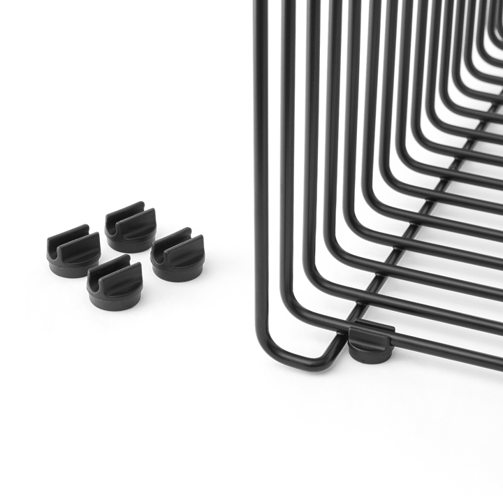 Πόδια απόστασης Panton Wire, σετ 4 τεμαχίων, Black Montana