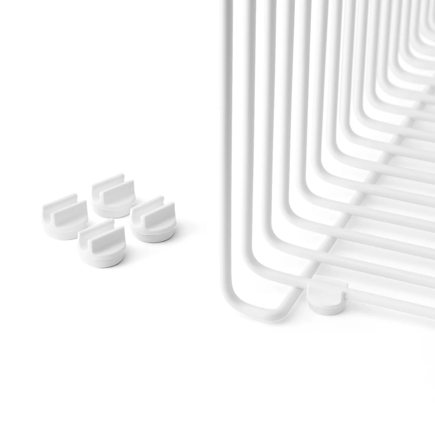 Πόδια απόστασης Panton Wire, σετ 4 τεμαχίων, Snow Montana