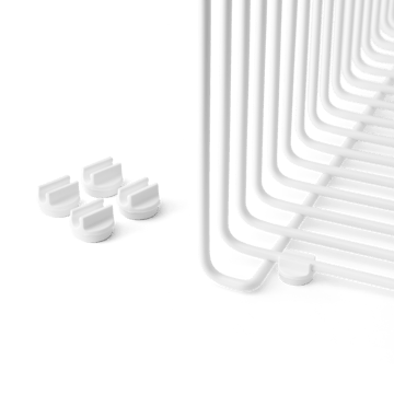 Πόδια απόστασης Panton Wire, σετ 4 τεμαχίων - Snow - Montana