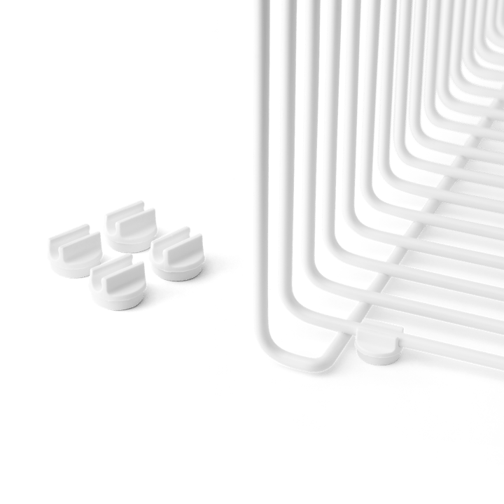 Πόδια απόστασης Panton Wire, σετ 4 τεμαχίων, Snow Montana