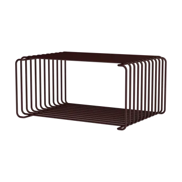 Panton Wire Half Height ράφι 34,8x17,2x25,7 εκ. - Black red - Montana