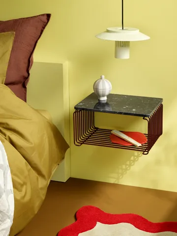 Panton Wire Half Height ράφι 34,8x17,2x25,7 εκ. - Black red - Montana